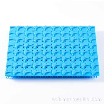 Estera de silicona para esterilización de instrumentos médicos.